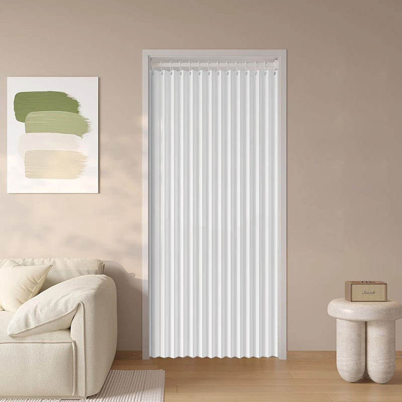 Privacy Screen Protector - Accordion Folding Door Curtain, Pleated Room