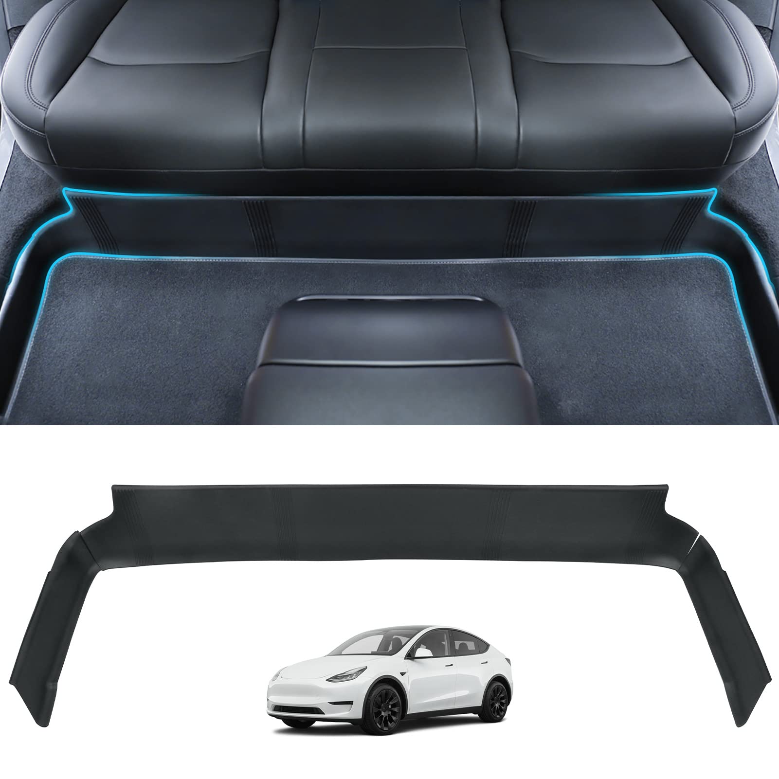 Full Cover Adhesive - Rear Seat Underside Kick Protector Mat