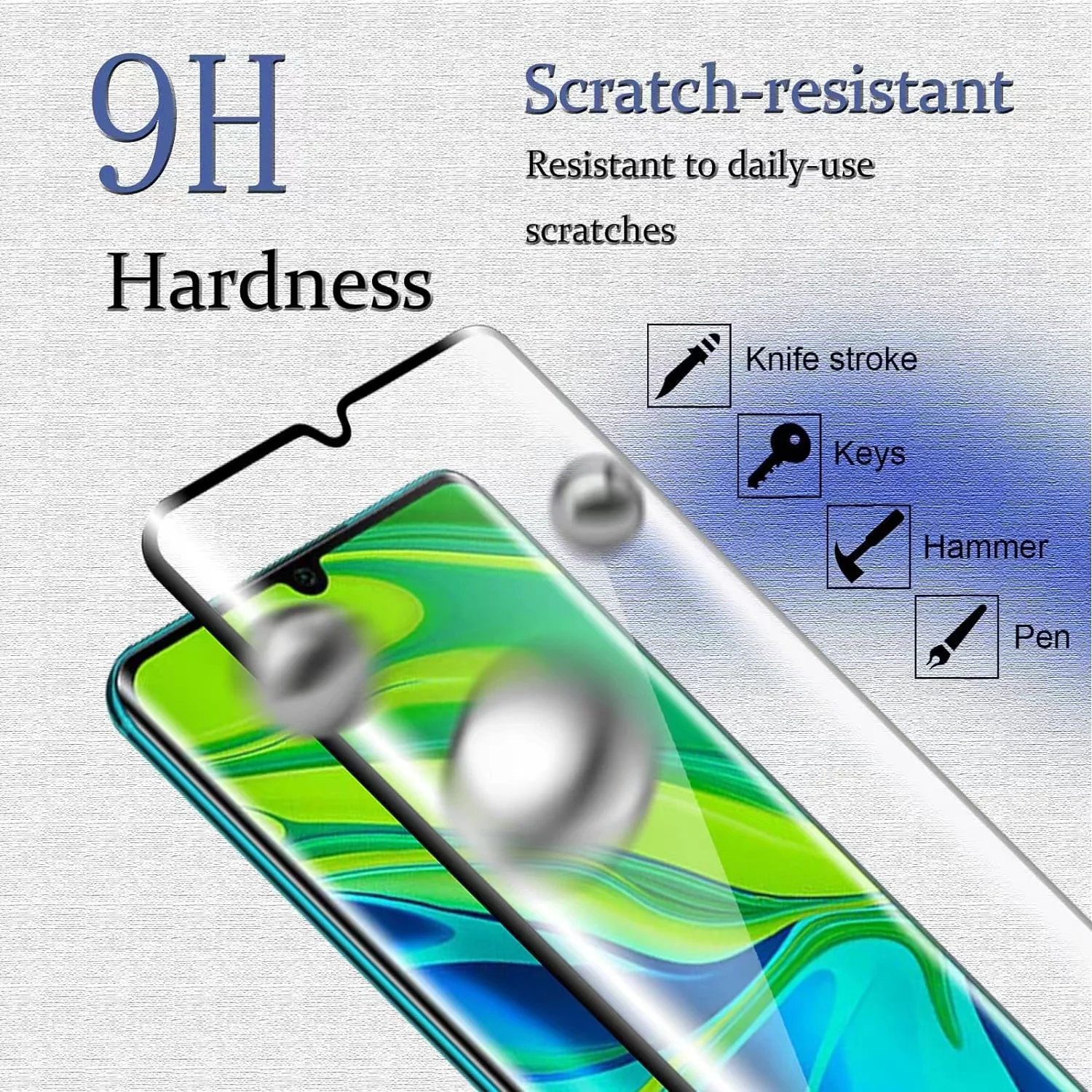 6IN1 For Xiaomi Mi 10 Glass Mi - огляд і ціна Curved Edge Screen