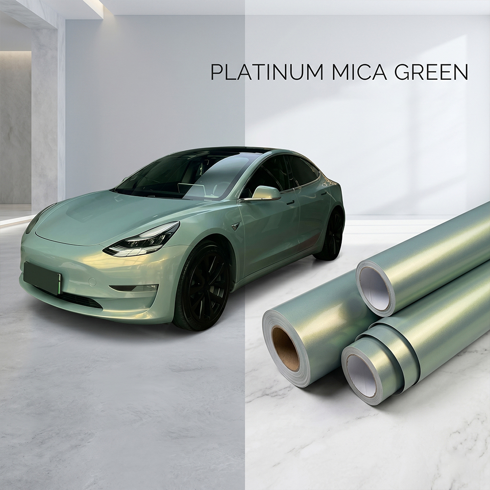 Car Vinyl Wrap Film Mica Green - огляд і ціна Air Bubble Remover