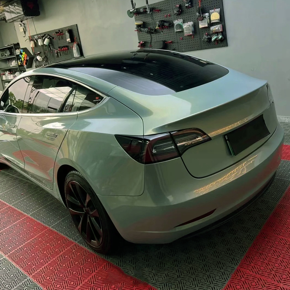 Car Vinyl Wrap Film Mica Green - огляд і ціна Air Bubble Remover