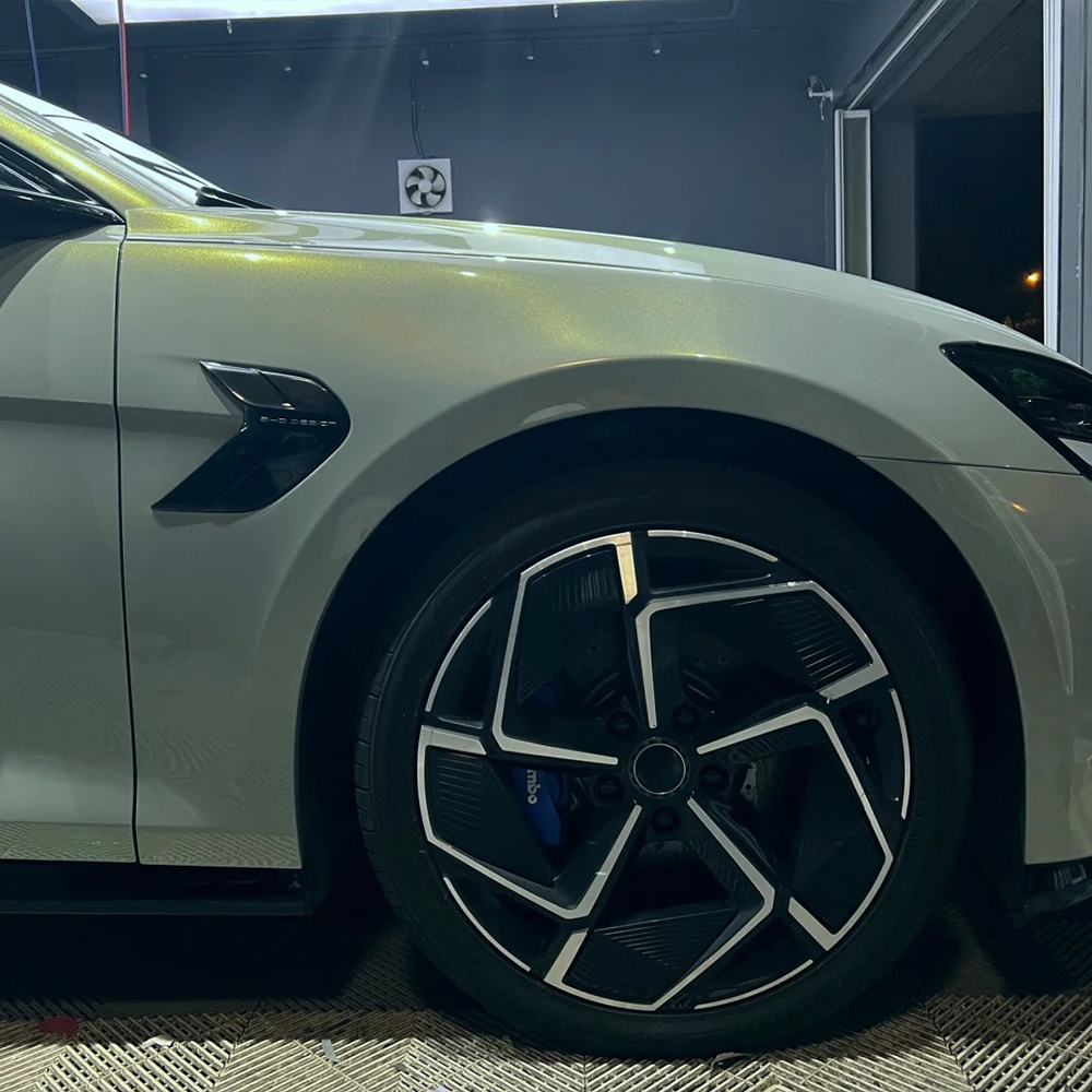 Car Vinyl Wrap Film Mica Green - огляд і ціна Air Bubble Remover