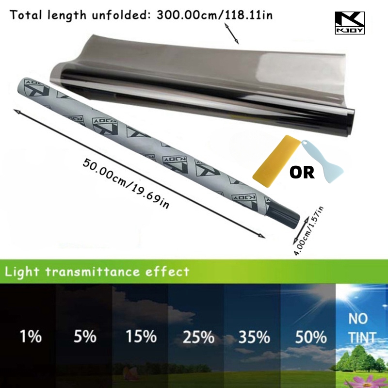 3Mx50CM VLT Black Car Window F - огляд і ціна Glass Protector Auto