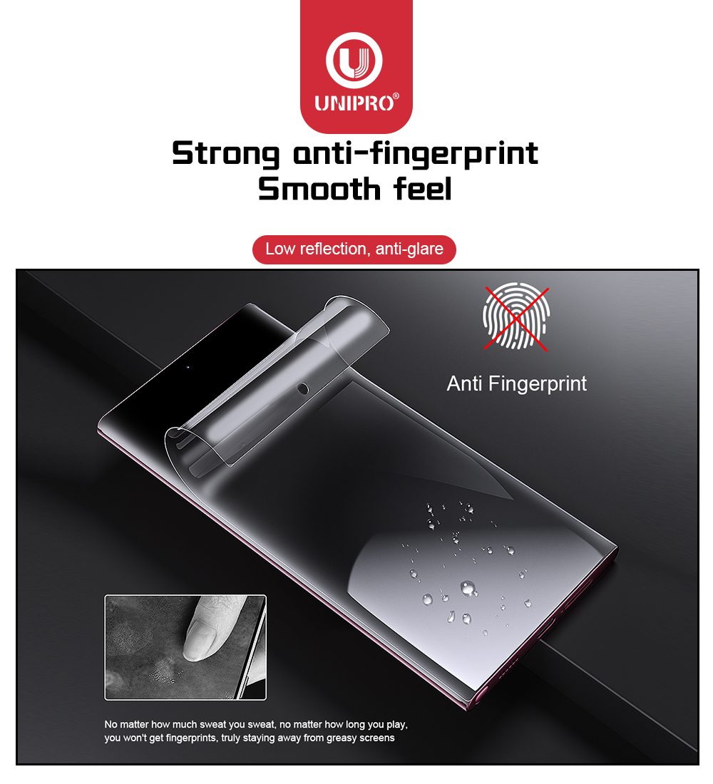 UNIPRO 50Pcs Full Coverage Ant - огляд і ціна Flexible Tpu Film