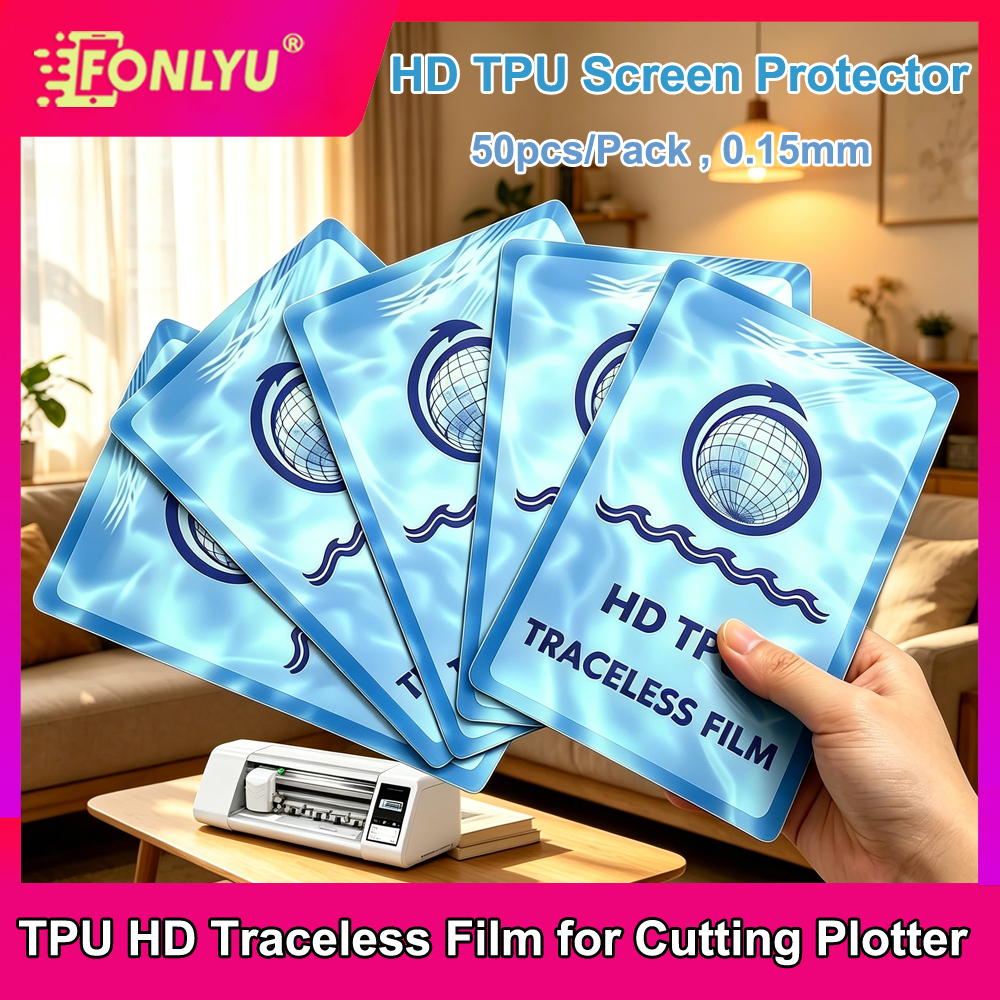 FONLYU 50pc HD Traceless TPU H - огляд і ціна Screen Protector Cutter