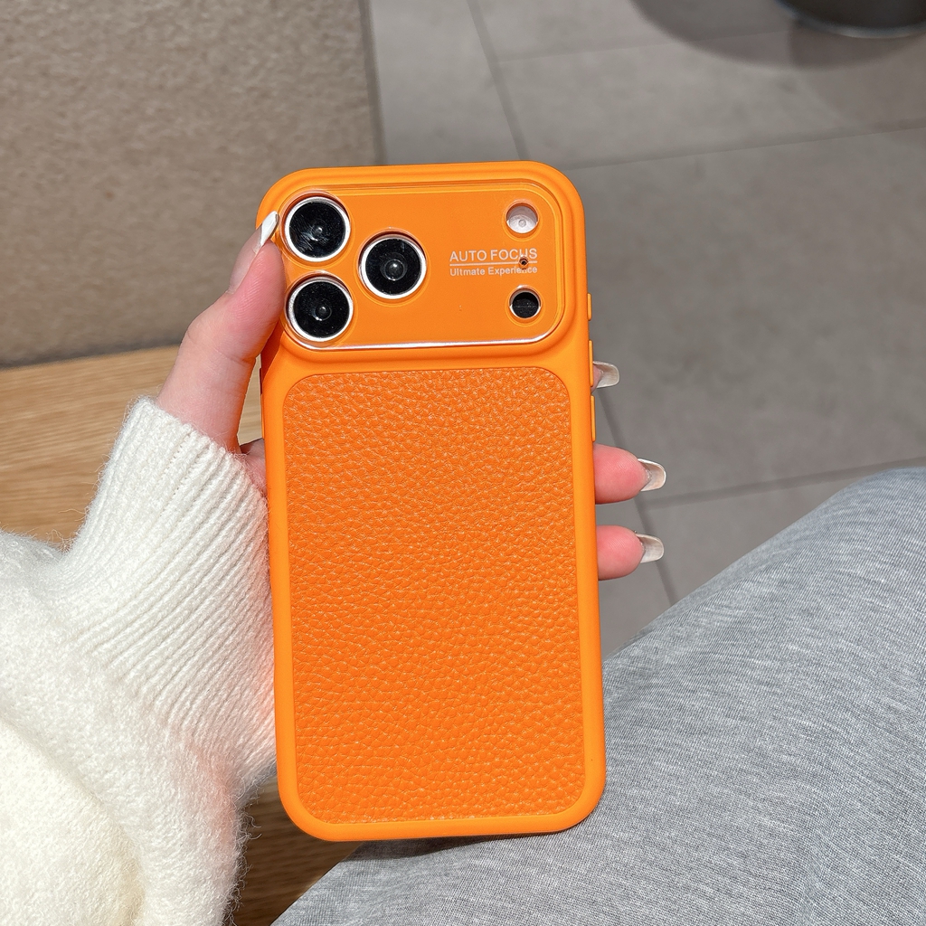 Luxury Lychee Grain Leather Te - огляд і ціна Camera Lens Protector