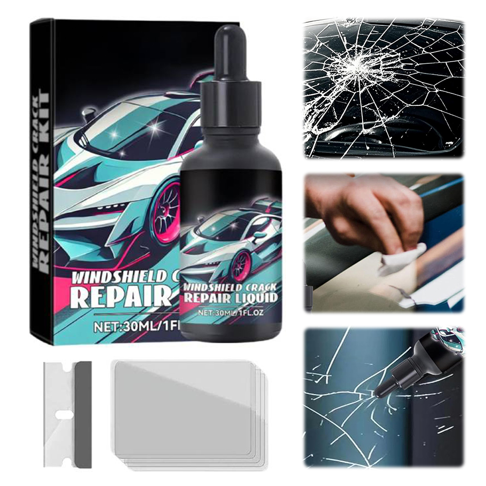 Cracked Glass Scratch Repair K - огляд і ціна Liquid Uv Glue Kit