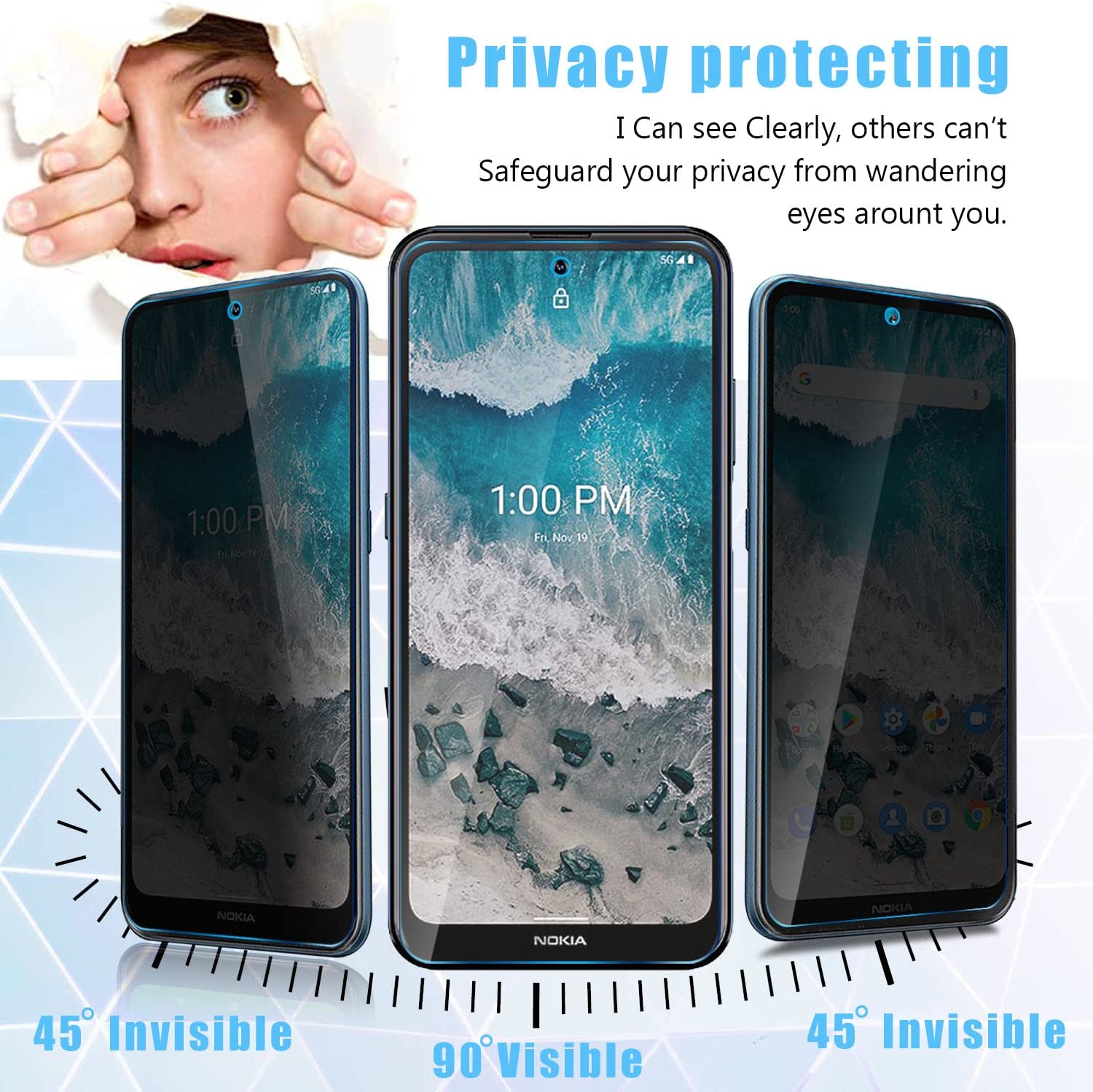 2 PACK Privacy Filter Tempered - огляд і ціна Privacy Filter 2Pack