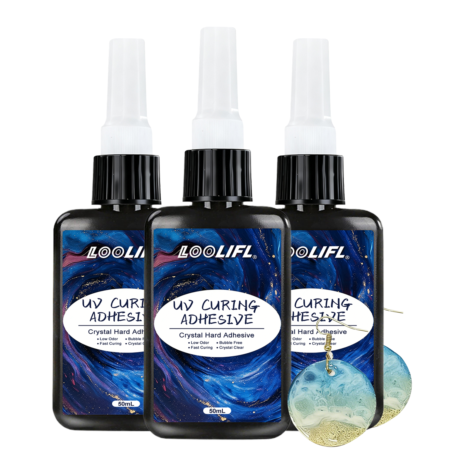 LOOLIFL 50ML UV Resin Kit with - огляд і ціна Liquid Uv Glue Kit
