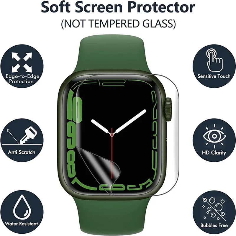 3PCS Hydrogel Film for Apple W - огляд і ціна Hydrogel Screen Protector