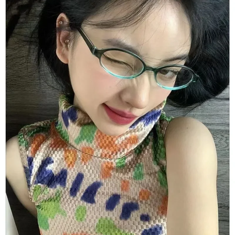 Retro Oval Glasses Women Girls - огляд і ціна Anti Blue Light Film