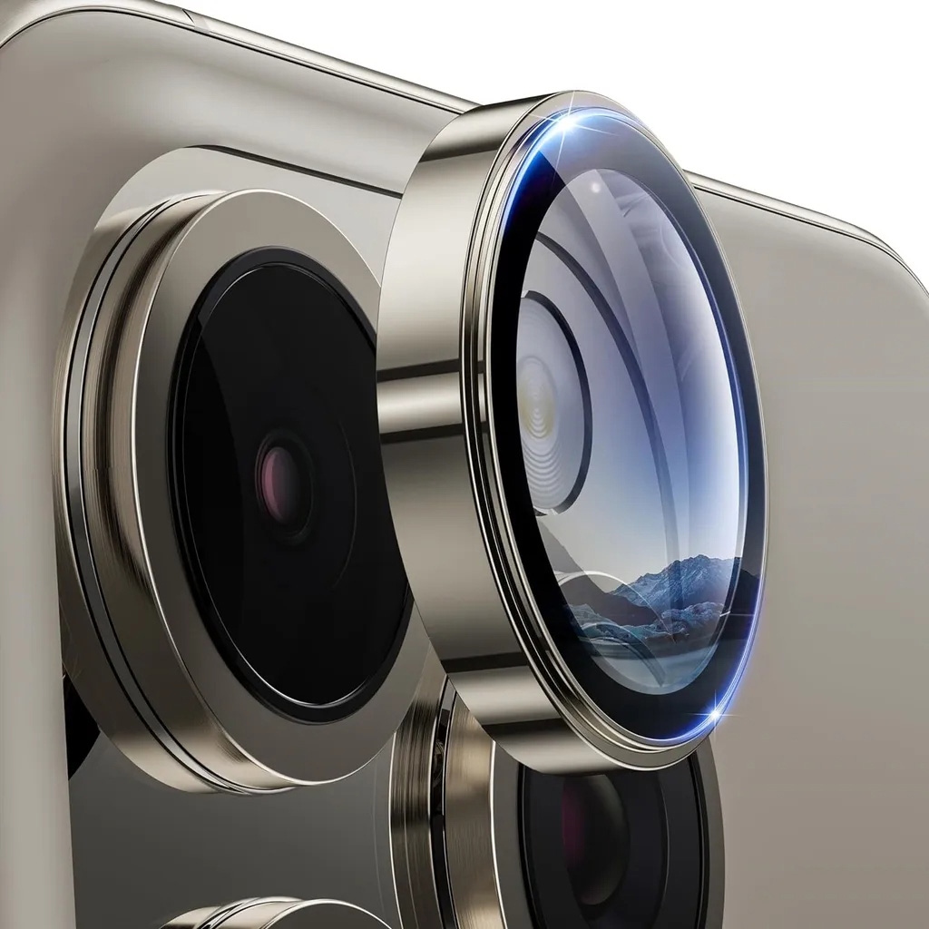 3Pcs Metal Camera Lens Protect - огляд і ціна Tempered Glass Screen 9H